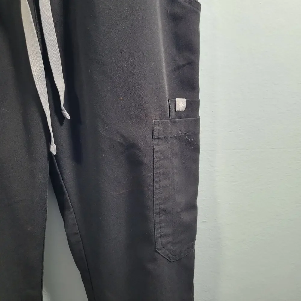 Figs Women's Black Cargo Style Pants Size XS 31826-1310